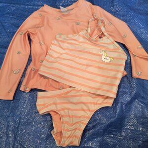 Baby Gap three piece swimsuit